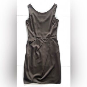 Armani Collezioni Chocolate Brown Sleeveless Sheath Dress NWT!